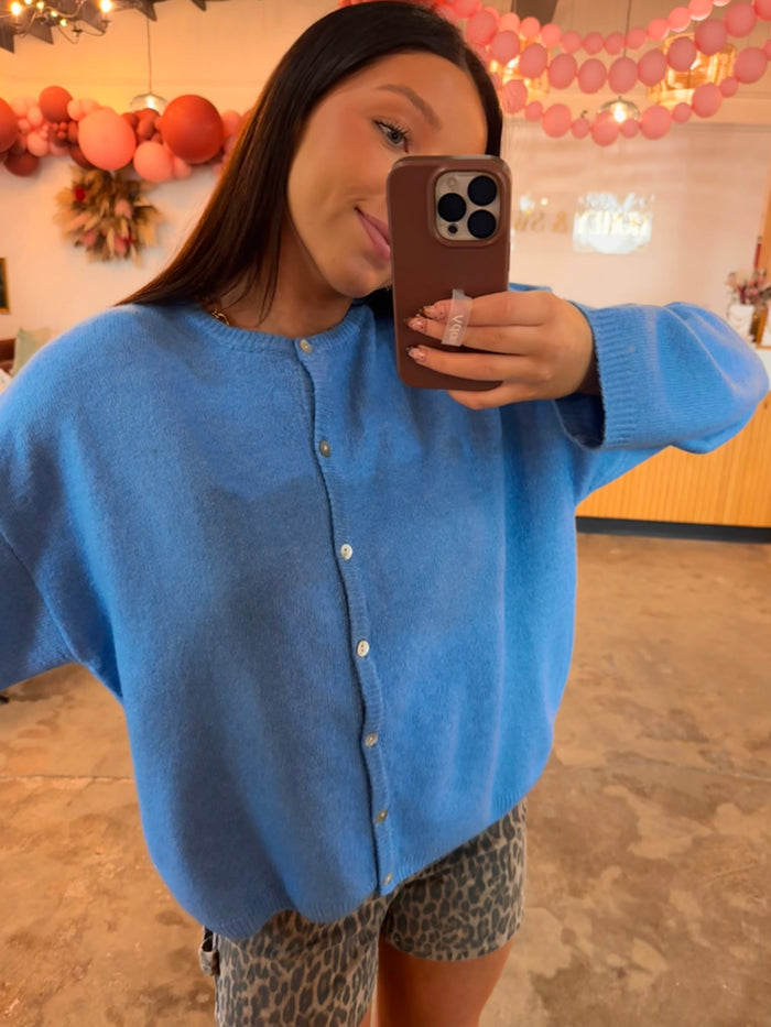 True Blue Cardigan