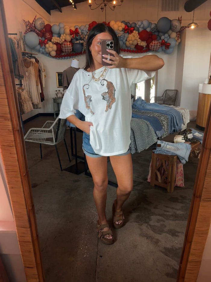 Twin Tiger Distressed Tee