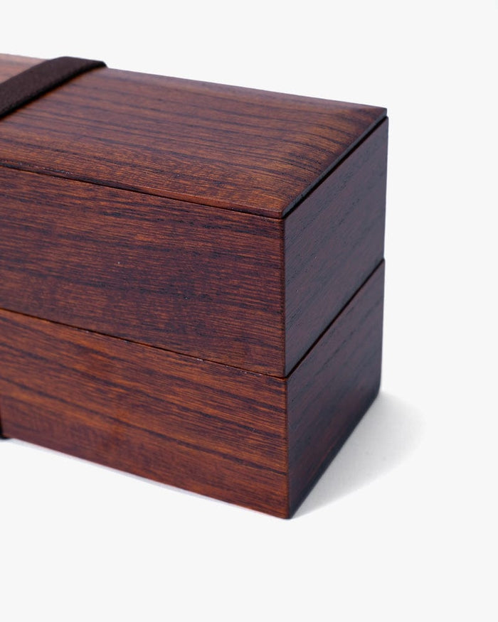 Two-Tier Bento Box, Yamaichi, Paulownia Wood