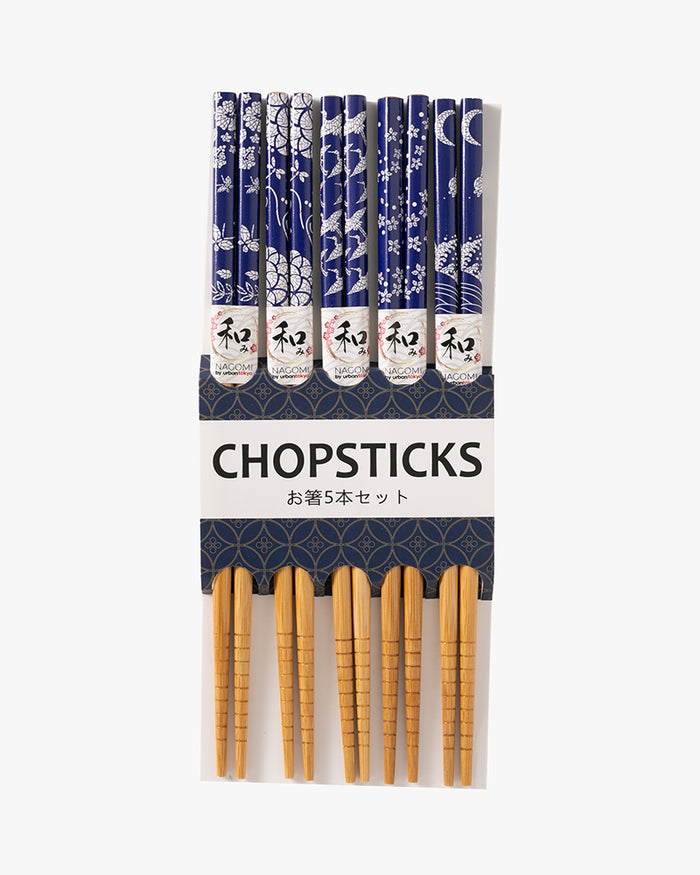 Urban Tokyo, 5 Piece Chopsticks Set, Symbolic Animals