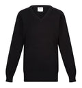 V-neck Cotton Knitted Jumper