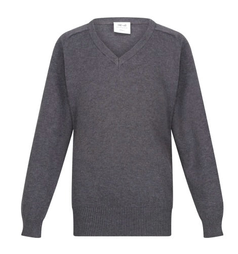 V-neck Cotton Knitted Jumper