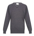 V-neck Cotton Knitted Jumper