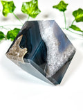 Volcanic Agate Standing Cube (UV) 45D