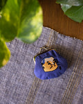 Wa Modern, Embroidered Mini Coin Purse, Otoko