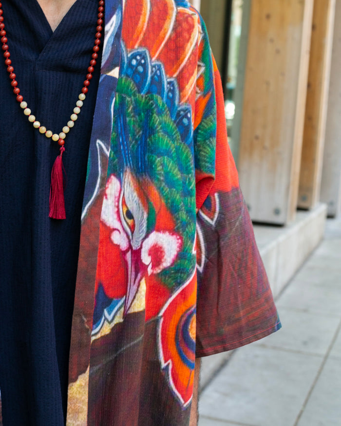 Wa-Modern, Haori, Robe, Houou, Men's
