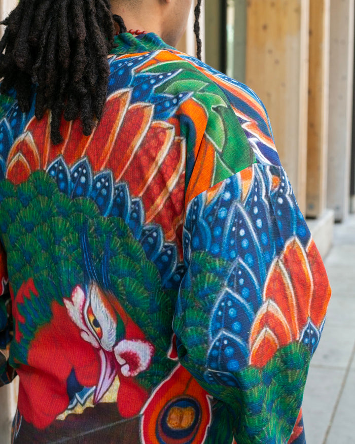 Wa-Modern, Haori, Robe, Houou, Men's