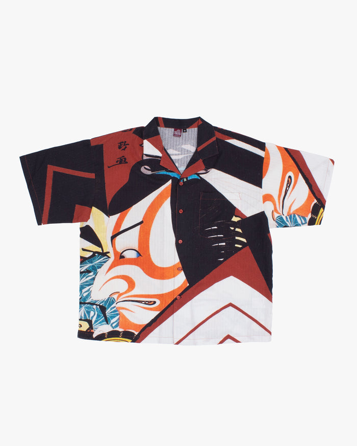 Wa-Modern, Short Sleeve Button Up, Shibaraku