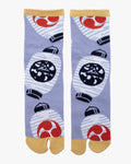 Wa Modern, Tabi Socks, Crew, Gray Lanterns