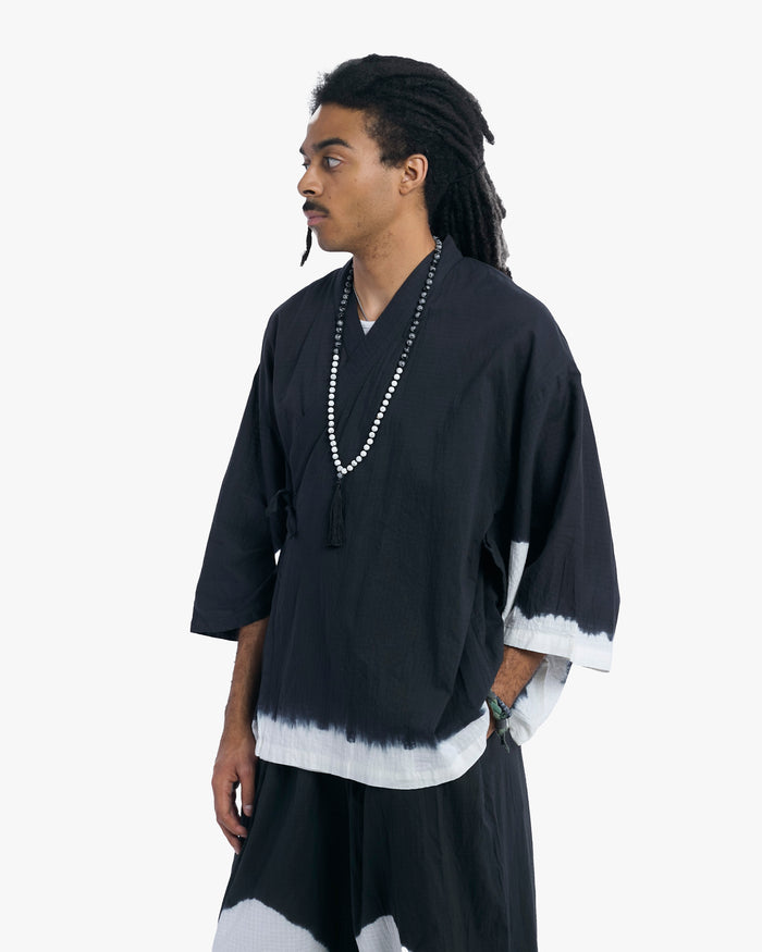 Wa Modern, Tie Shirt, Black, En