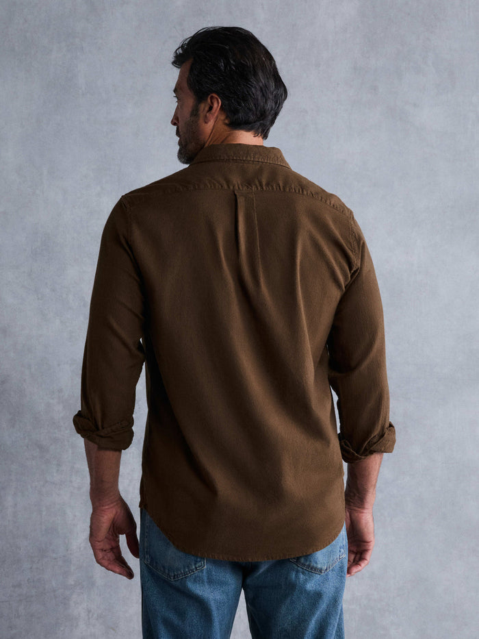 Walker Shirt - Brown Ticking