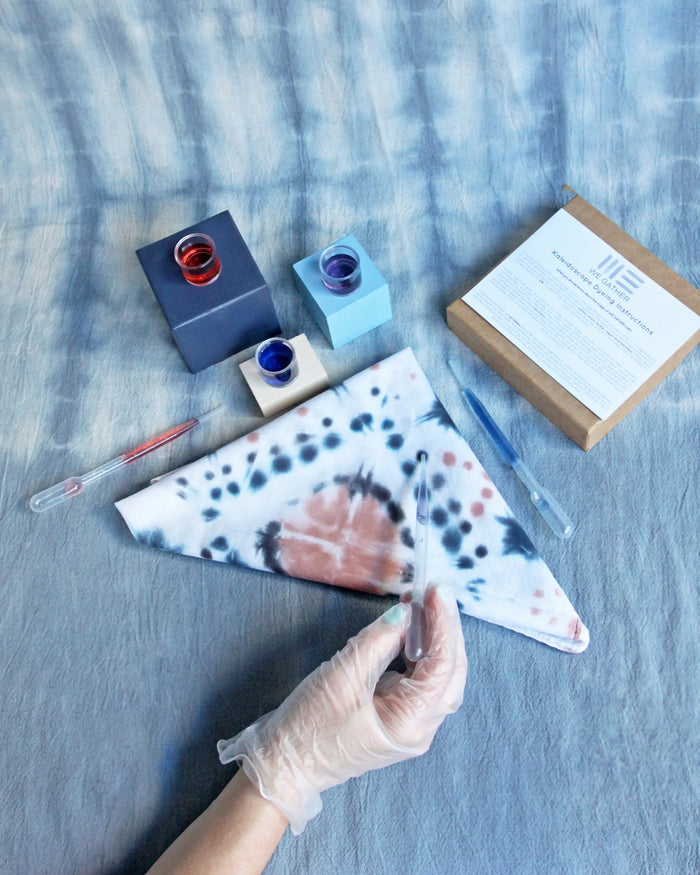 We Gather, Shibori Dyeing Kit, Kaleidoscope