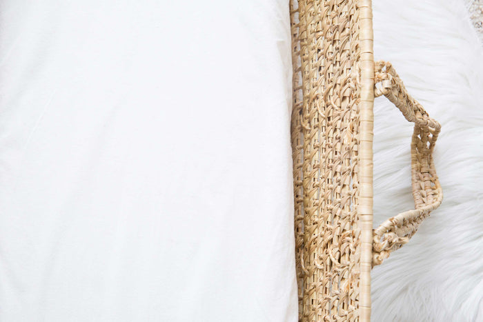 White Basket Sheet