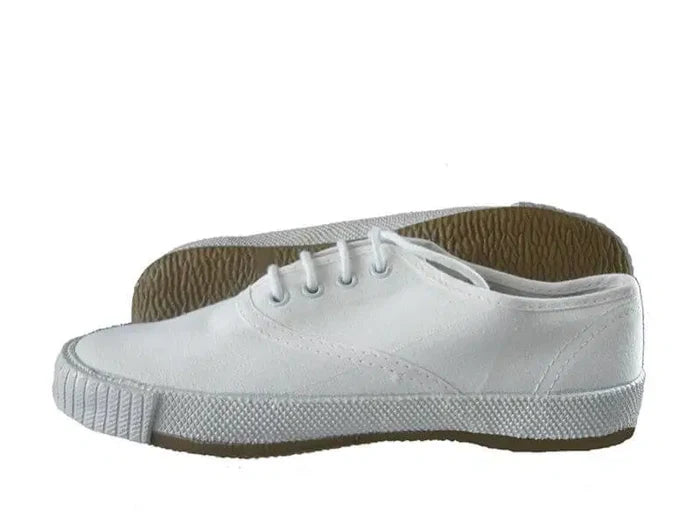 White Lace Plimsolls