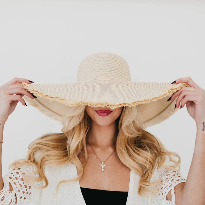 Wide Fringe Hat