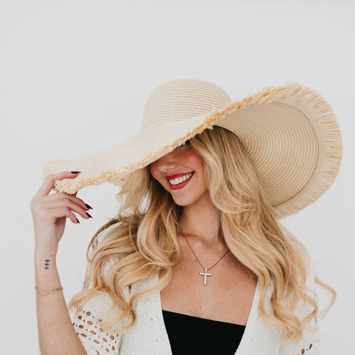 Wide Fringe Hat