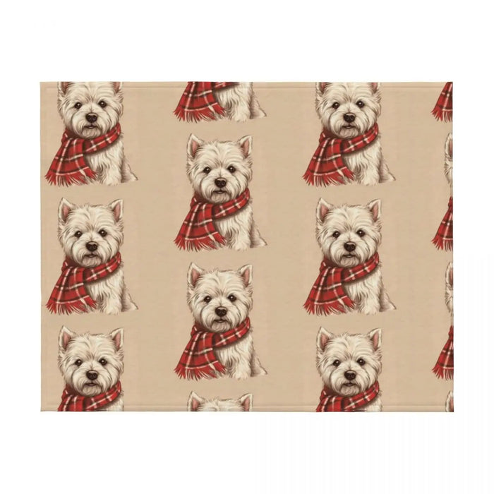 Winter Westie Blanket