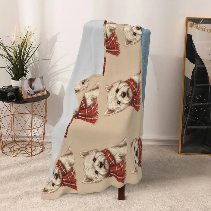 Winter Westie Blanket
