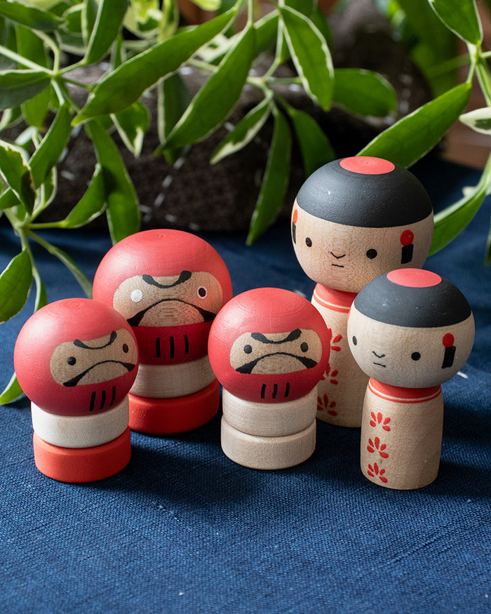 Wooden Doll, Colon, House-Shaped Frame