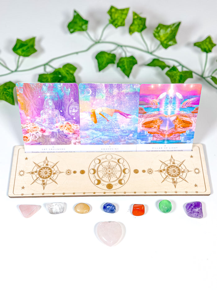 Wooden Tarot Card Stand (S5)