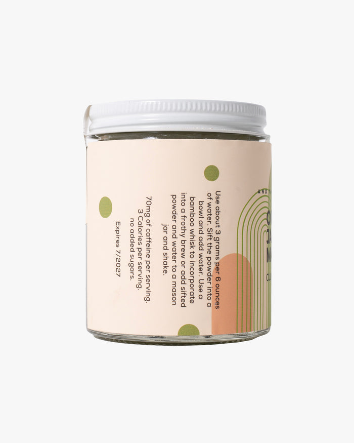 x Tea+Flower, Culinary Grade Matcha, Organic
