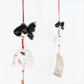 Yakushi Kiln Black Goldfish Furin Wind Chime