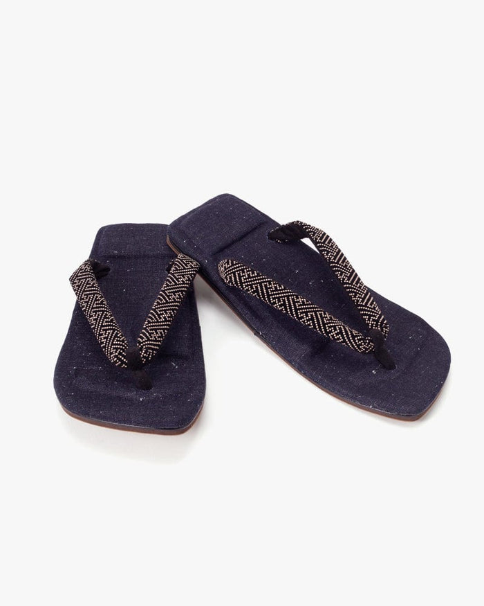 Yamata Kobo, Setta Sandals, Black Sayagata, Inden