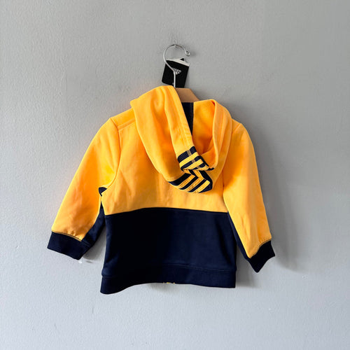 Adidas / Yellow zip up active hoodie / 18M - New with tag