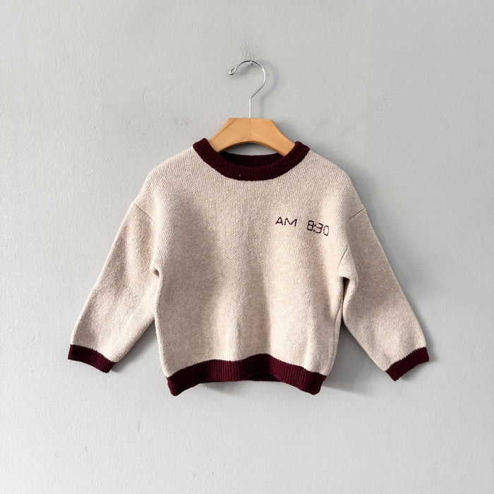 Zara / AM 8:30 knit pullover / 18-24M