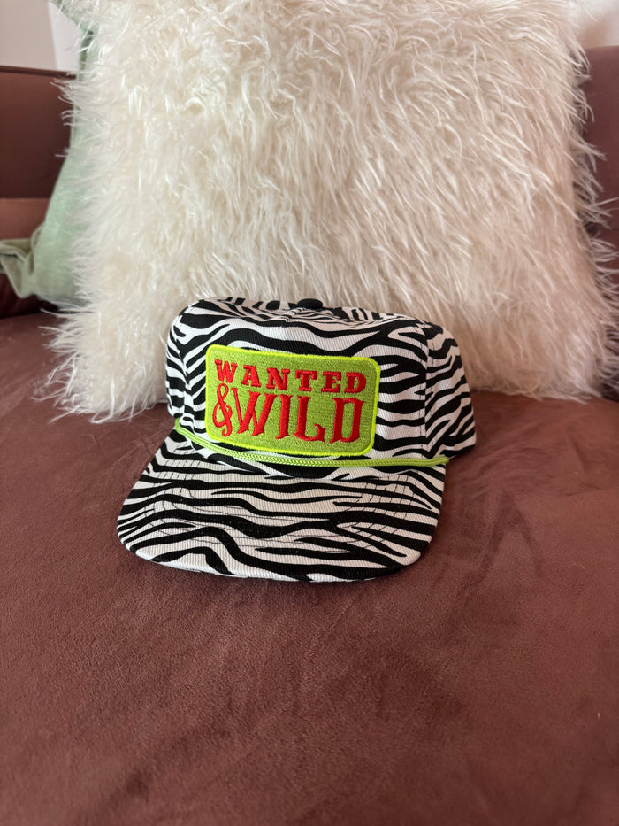 Zebra Wanted and Wild Hat